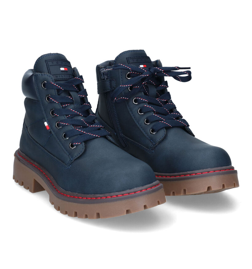 Tommy Hilfiger Blauwe Bottines in kunstleer (314498)