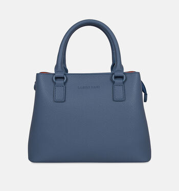 Laurent David Handtassen Cognac/Blauw