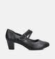 Jana Zwarte Pumps met bandje voor dames (360431)