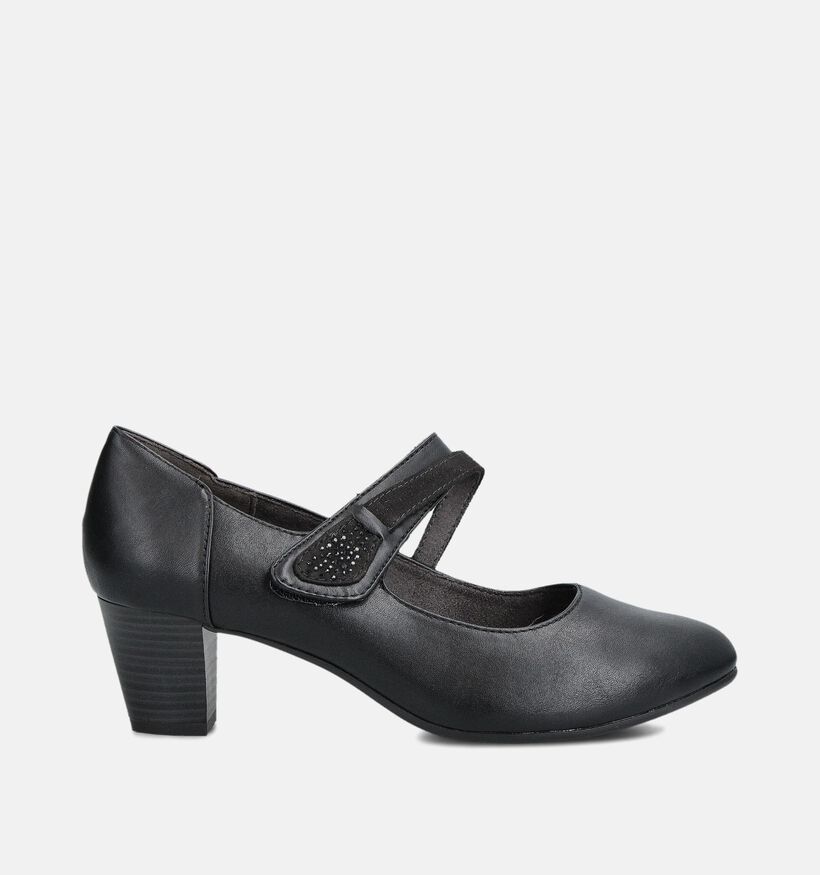 Jana Zwarte Pumps met bandje voor dames (360431)