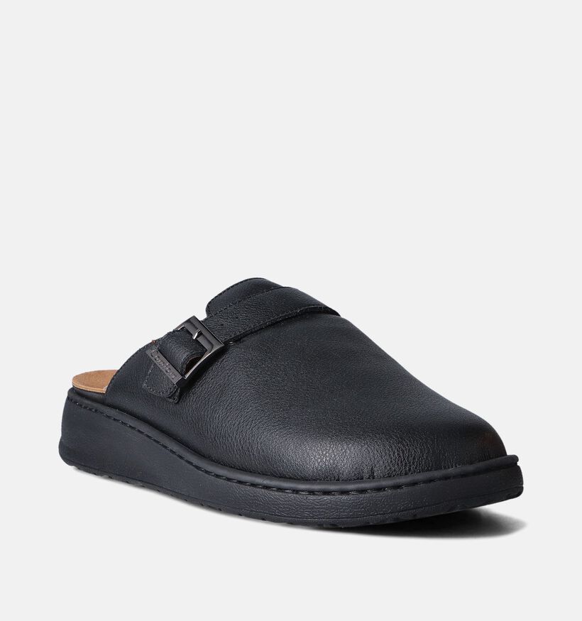 G-Comfort Zwarte Pantoffels voor Steunzolen voor heren (356036) - geschikt voor steunzolen