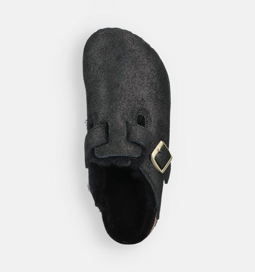 Birkenstock Boston II Zwarte Pantoffels voor dames (360257)