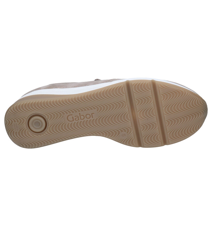 Gabor OptiFit Chaussures à lacets en Taupe en daim (271690)