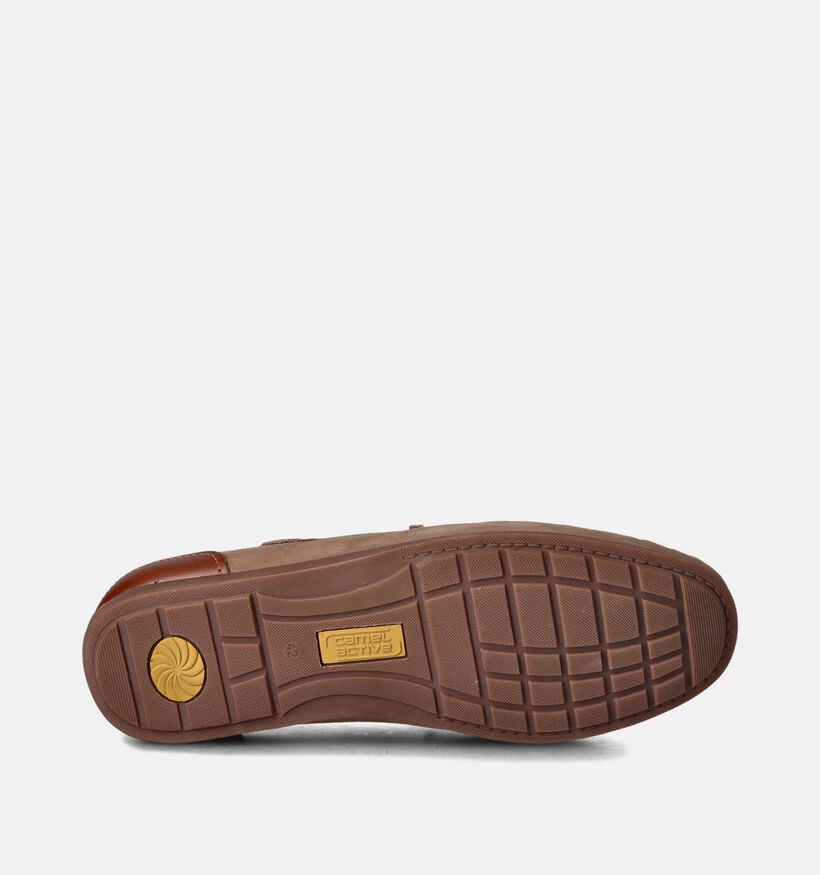 Camel Active Chaussures à enfiler en Taupe pour hommes (355545) - pour semelles orthopédiques