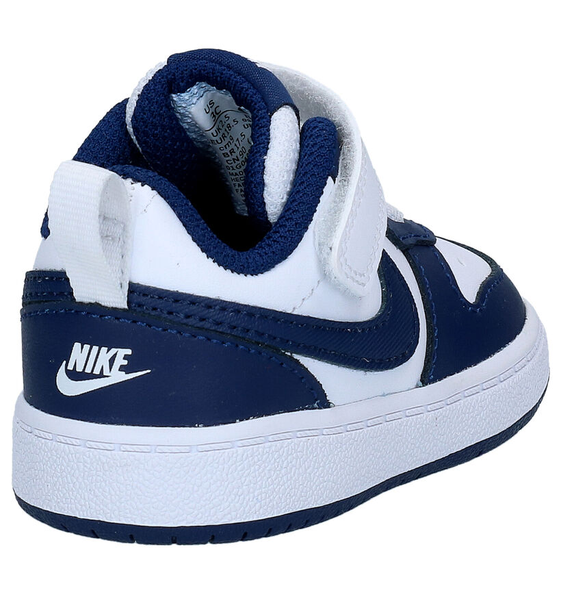 Nike Court Borough Zwarte Sneakers voor jongens, meisjes (302142)