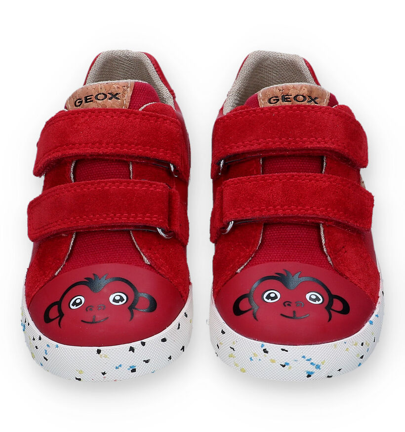 Geox Kilwi Chaussures à velcro en Bleu pour garçons (321552) - pour semelles orthopédiques