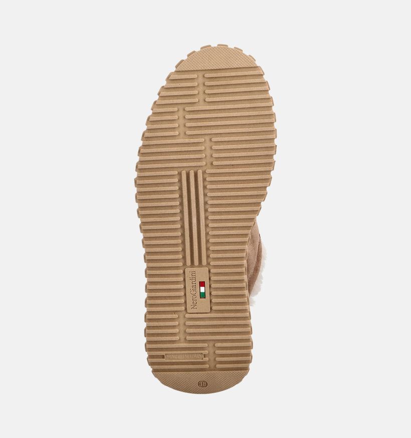 NeroGiardini Donkerbeige Sneakers voor dames (377873) - geschikt voor steunzolen