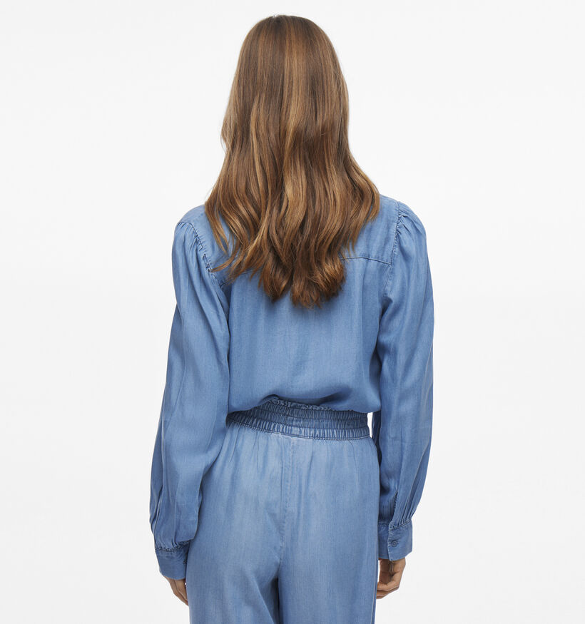 Vila Givani Chemise en jeans en Bleu pour femmes (351790)