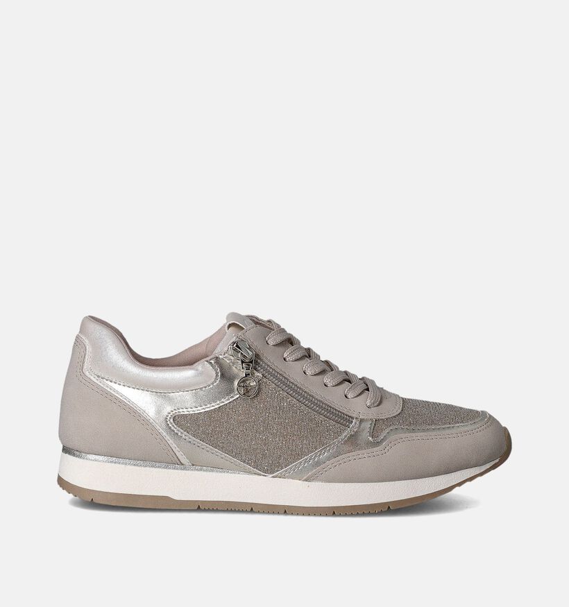 Tamaris Beige Sneakers voor dames (351516) - geschikt voor steunzolen