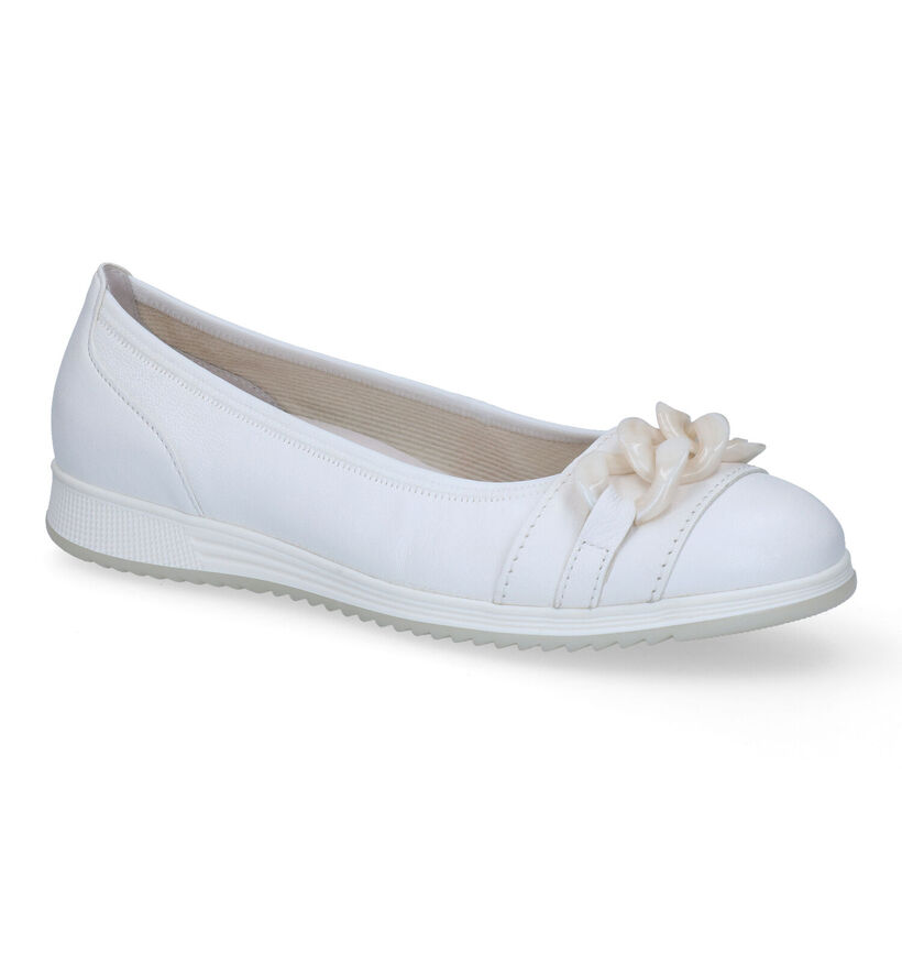 Gabor Ballerines en Blanc en cuir (308421)