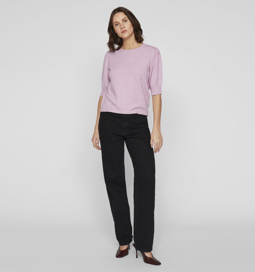 Vila Ril Roze Gebreide trui voor dames (351754)