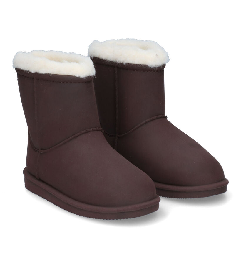 Enfant Bottes de pluie en Marron en caoutchouc (312741)