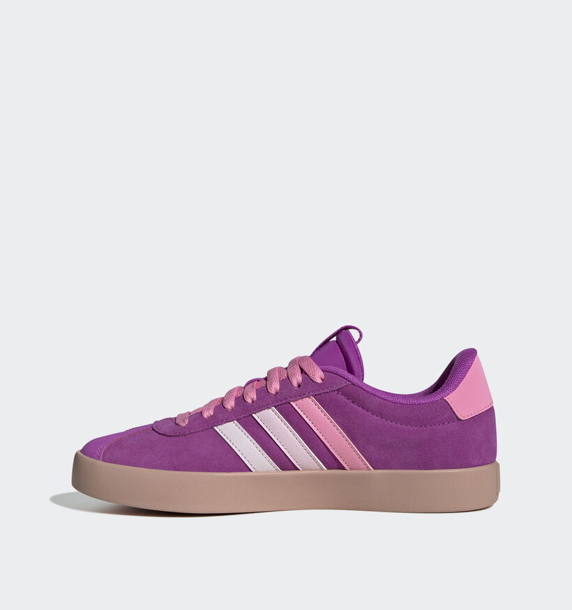 adidas VL Court 3.0 Paarse Sneakers voor dames (350197)