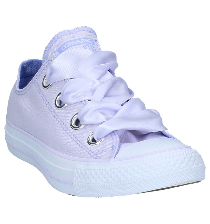 Paarse Lage Sportieve Sneakers Converse Chuck Taylor All Star in stof (210340)