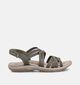 Skechers Reggae Slim Summer Getaway Kakigroene Sandalen voor dames (371265)
