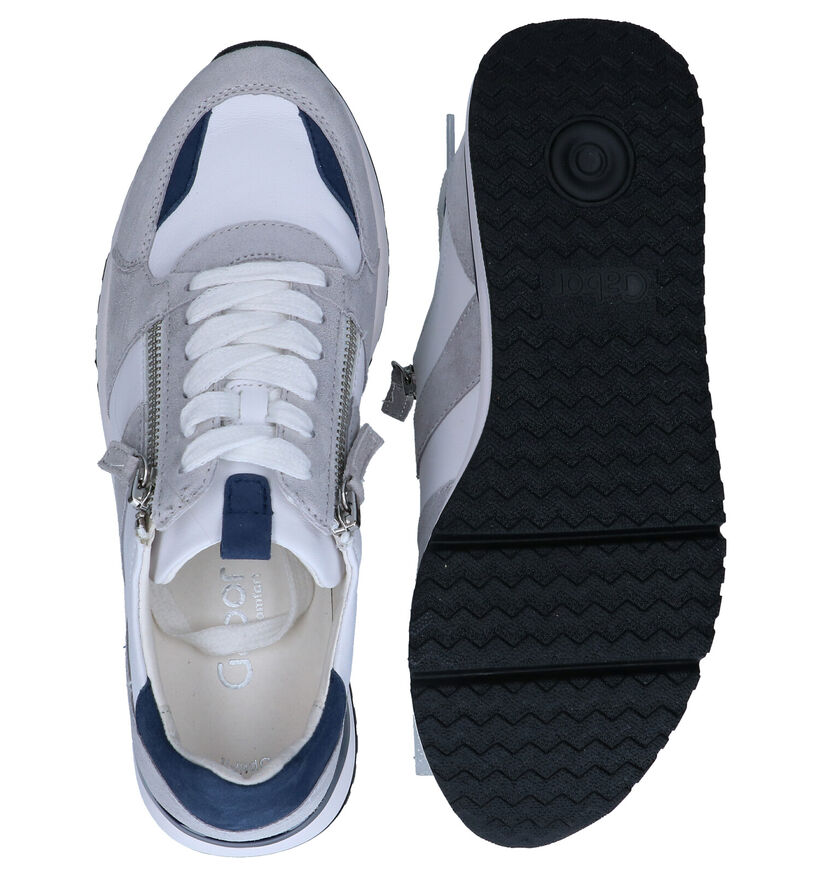 Gabor OptiFit Witte Sneakers in leer (287985)
