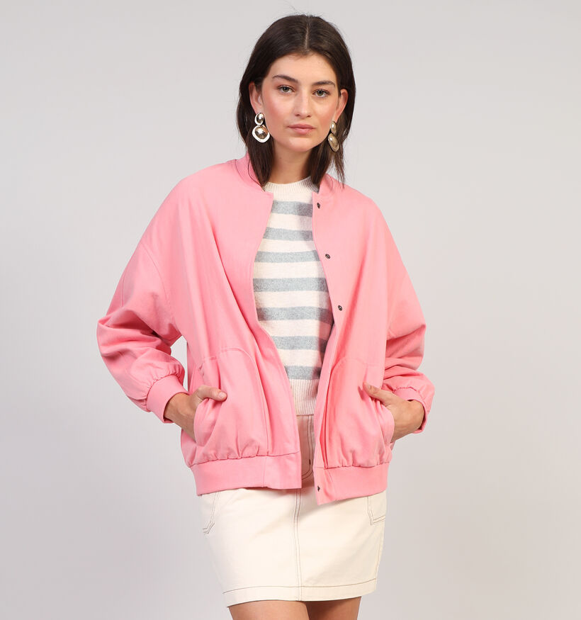 Orfeo Calissy Veste courte en Rose pour femmes (358539)