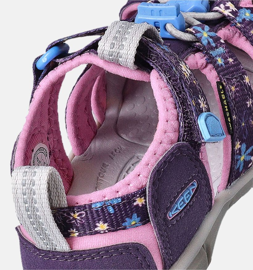 Keen Seacamp Sandales de marche en Violet pour filles (357903)
