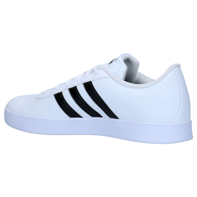 adidas VL Court 2.0 Baskets en Blanc en synthétique (301167)