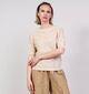 Vila Esty Boatneck Glitter Gouden Trui voor dames (374271)