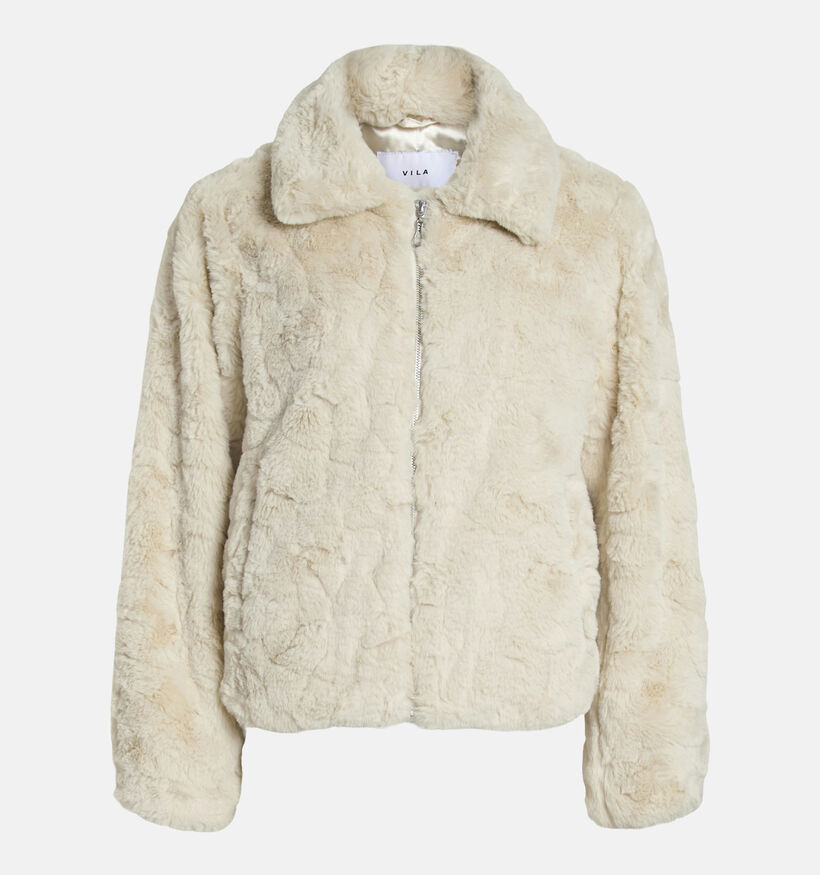 Vila Dorte Manteau en Beige pour femmes (361320)