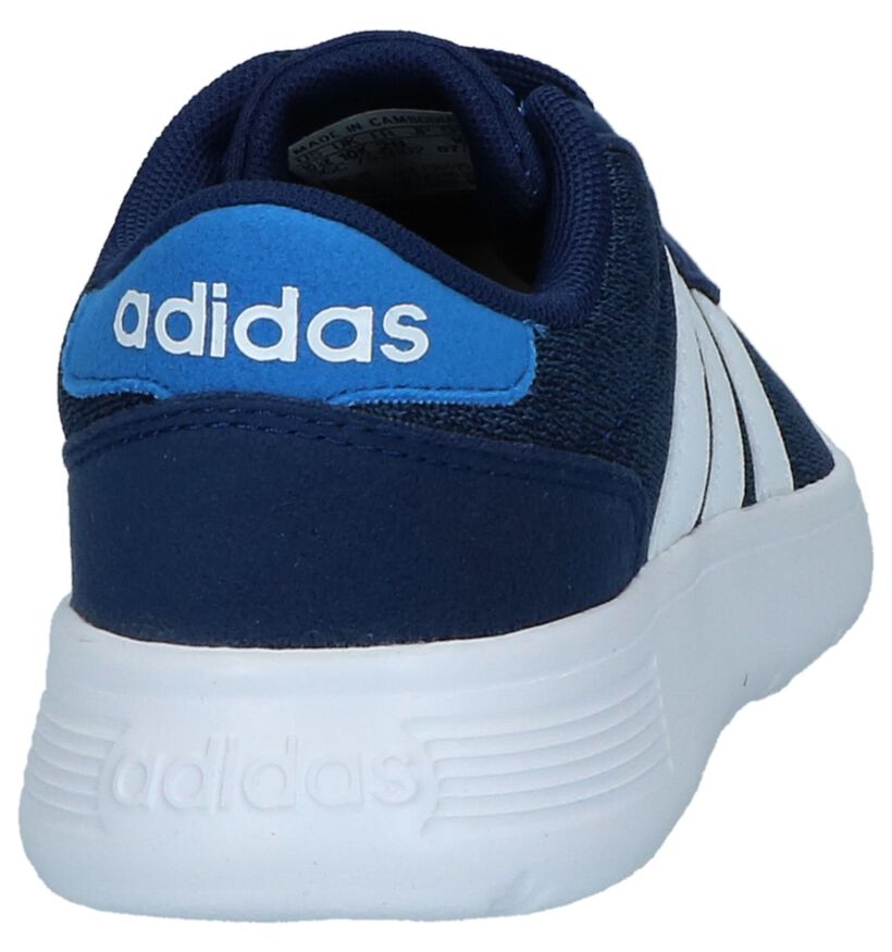 adidas Lite Racer K Baskets en Bleu en textile (252515)
