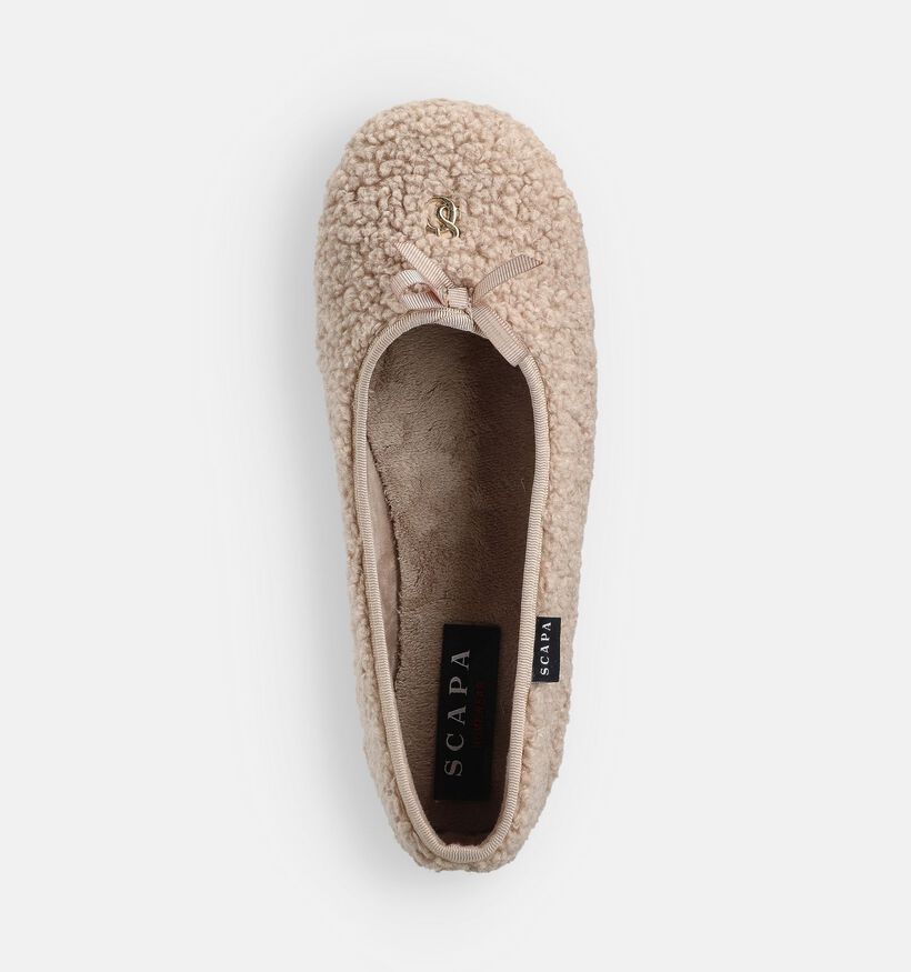 Scapa Pantoufles fermées en Beige pour femmes (364060)