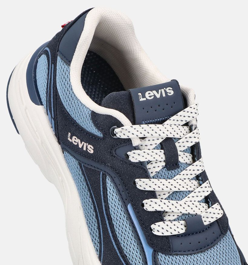 Levi's Curtis Blauwe Sneakers voor jongens, meisjes (371205) - geschikt voor steunzolen