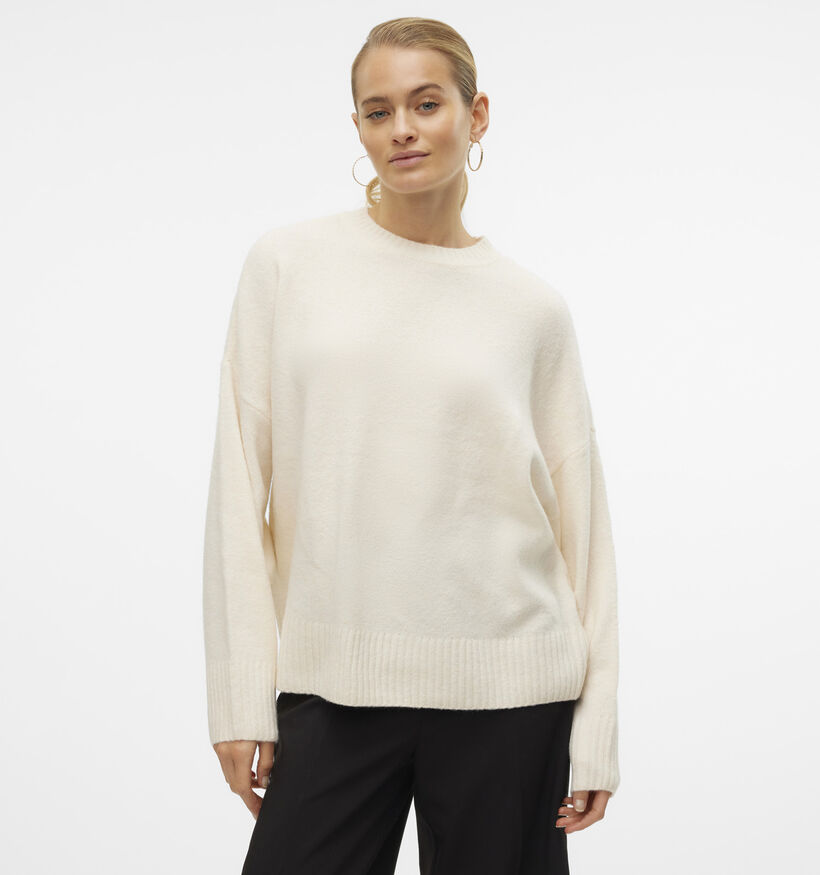 Vero Moda Boom Pull en Beige pour femmes (361199)
