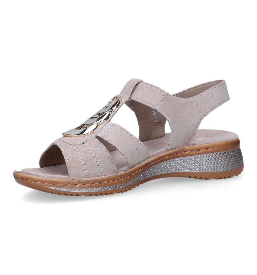 Ara Hawaii 2.0 Beige Sandalen in daim (321913)