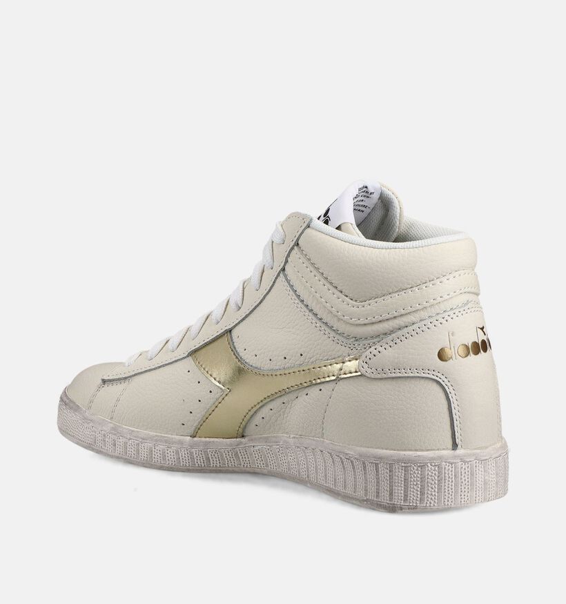 Diadora Game High Waxed Ecru Hoge Sneakers voor dames (369032)