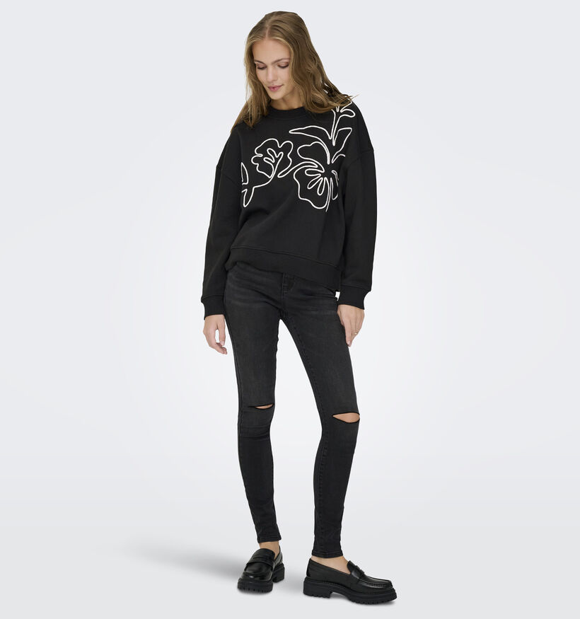JDY Canoa Zwarte Sweater voor dames (362416)