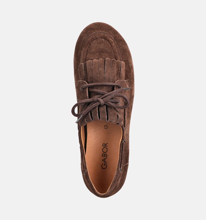 Gabor Bruine Bootschoenen voor dames (378271) - geschikt voor steunzolen