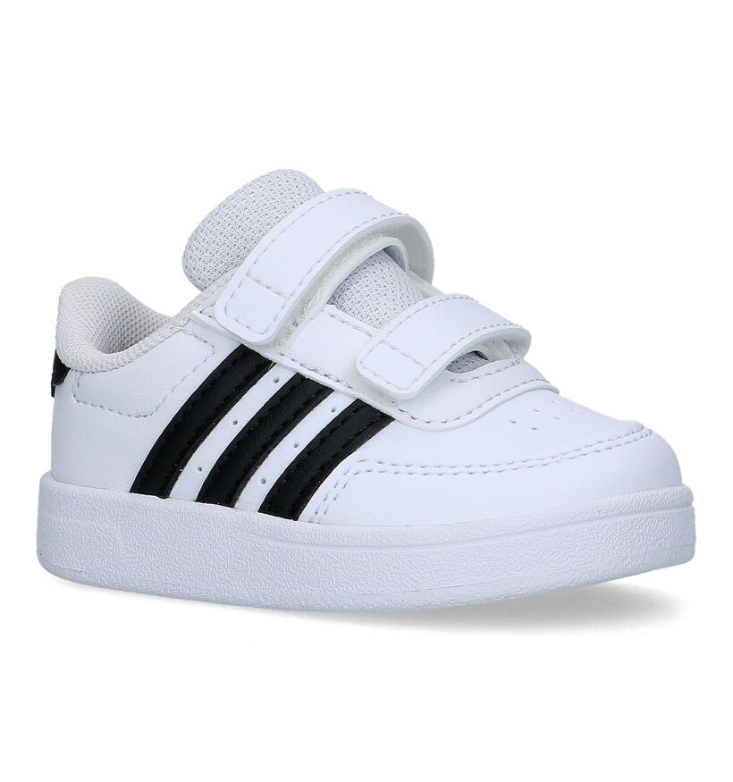 adidas Breaknet 2.0 Witte Sneakers voor meisjes, jongens (324148) - geschikt voor steunzolen