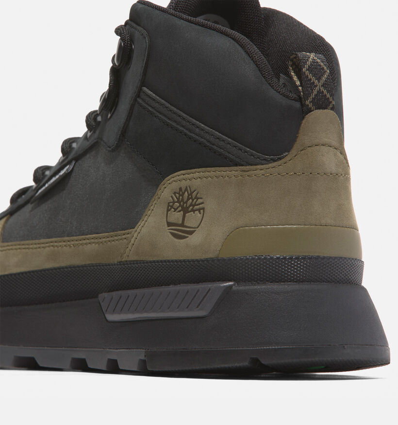 Timberland Field Trekker Mid Bottines en Vert Olive pour hommes (344961) - pour semelles orthopédiques