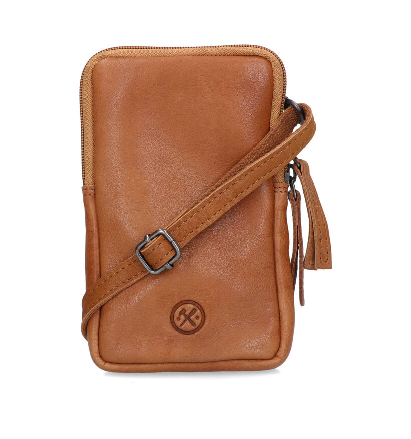 Hide & Stitches Okergeel Telefoontasje voor dames (333149)