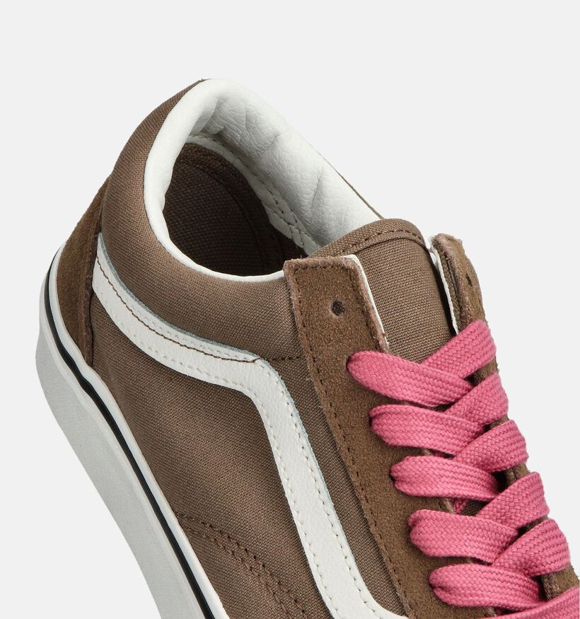 Vans Old Skool Bruine Sneakers voor dames (360206)