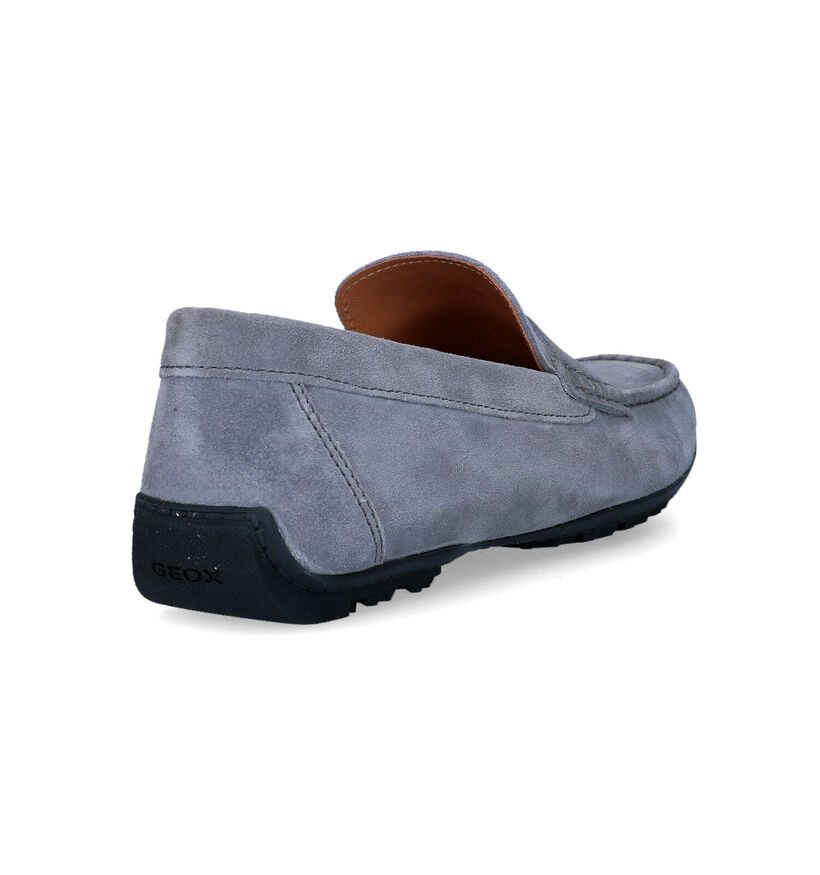 Geox Kosmopolis Grip Blauwe Mocassins in daim (326747)
