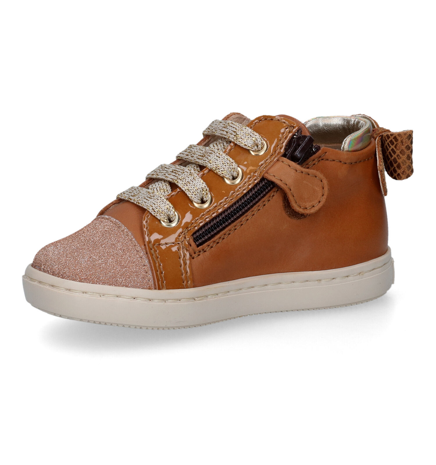 Beberlis Cognac Babyschoentjes Meisjes Babyschoenen Online op