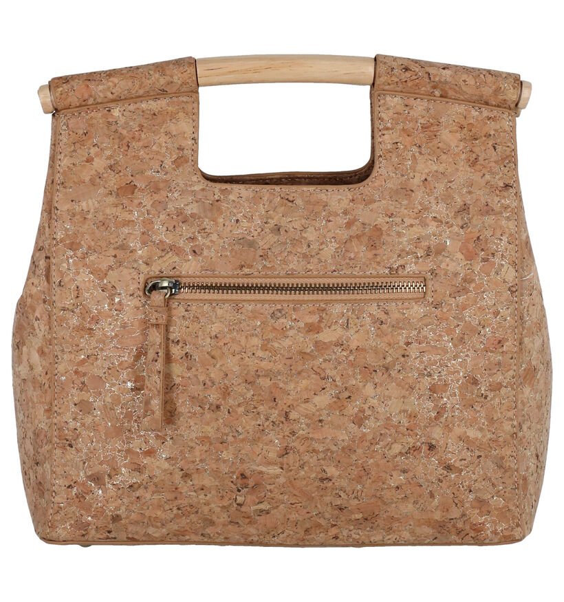 Woomen Coquelicot Vegan Bruine Handtas in kurk (283140)