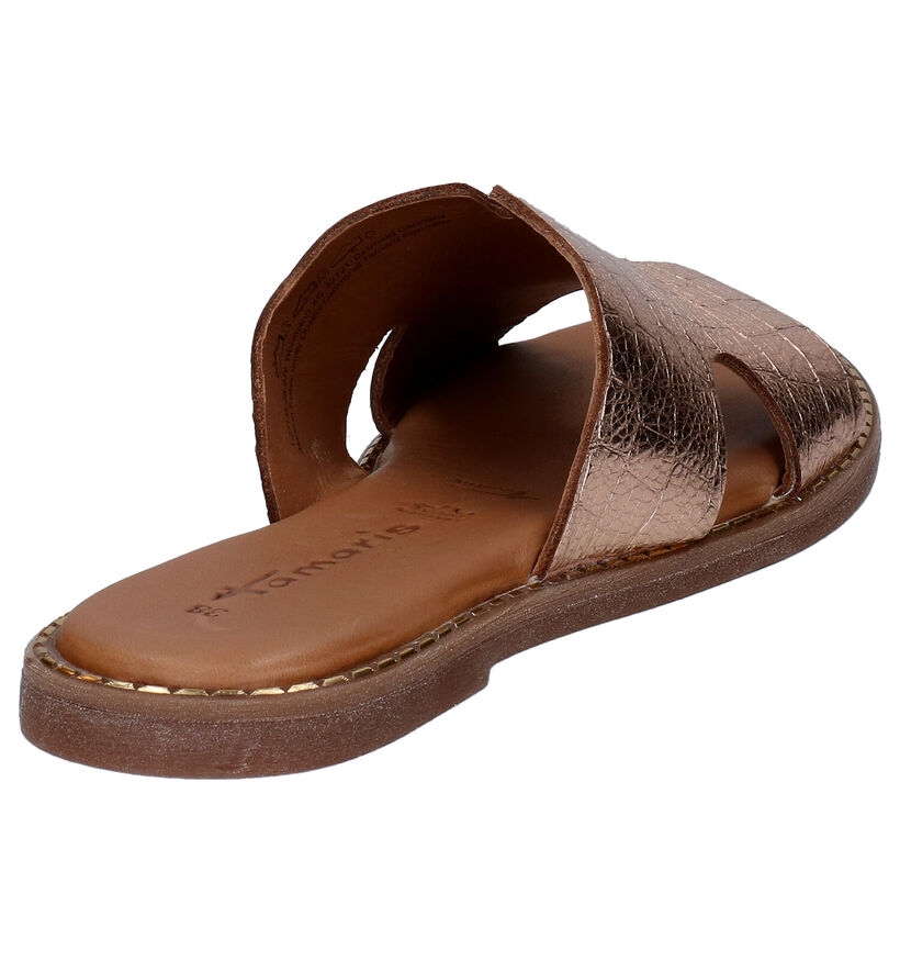 Tamaris Touch it Mules en Cognac en cuir (289392)