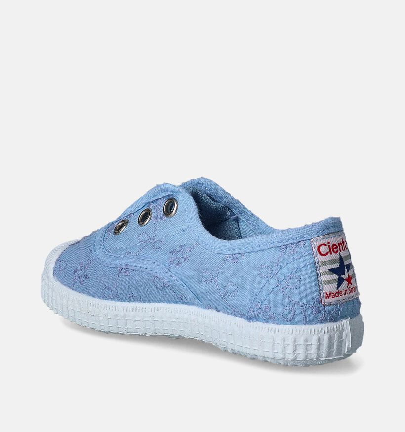 Cienta Blauwe Slip-ons voor meisjes (355429) - geschikt voor steunzolen