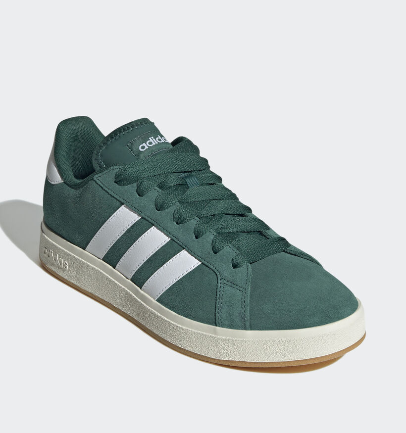 adidas Grand Court Base 00s Baskets en Vert pour hommes (357053) - pour semelles orthopédiques