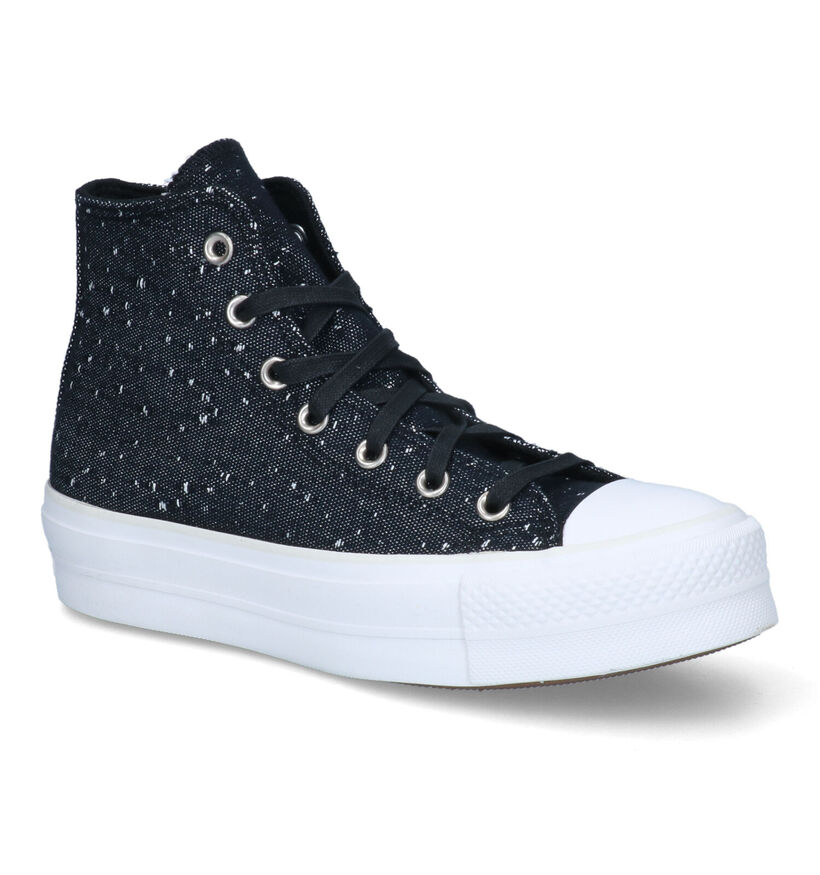 Converse Chuck Taylor AS Lift Zwarte Sneakers voor dames (312276)