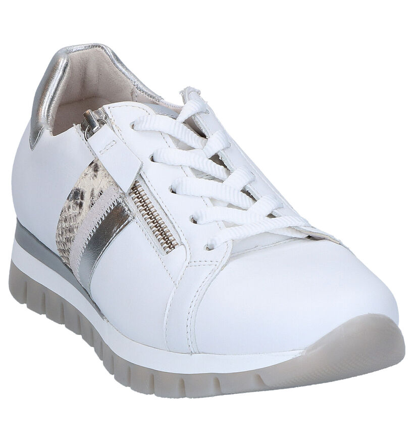 Gabor Comfort Witte Lage Sneakers in leer (271713)