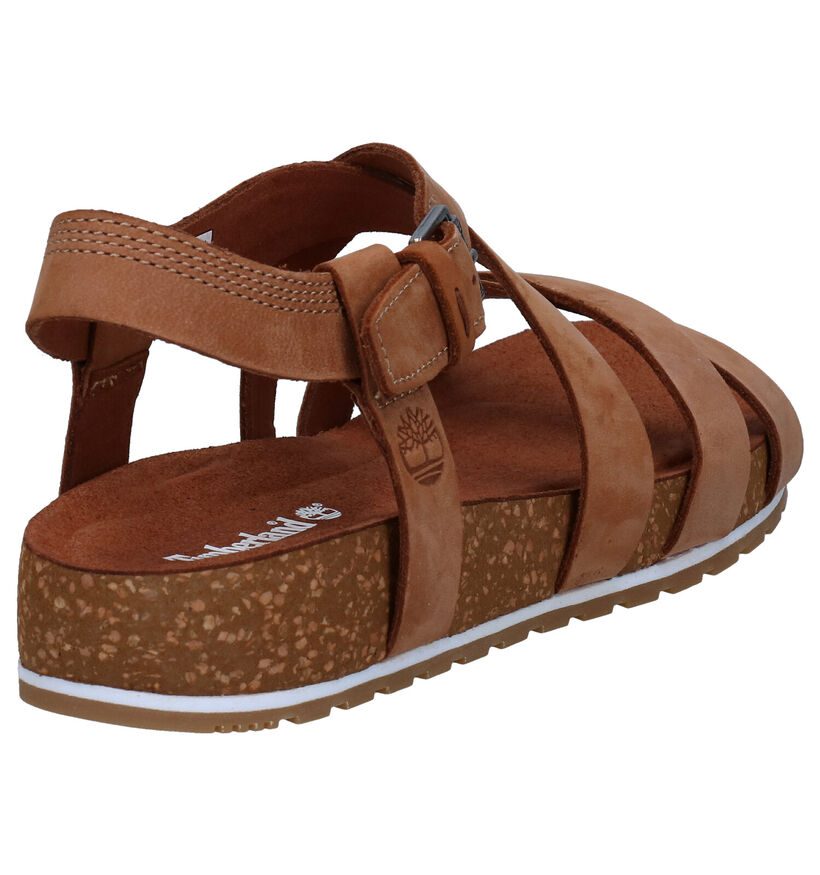 Timberland Malibu Waves Cognac Sandalen in nubuck (267378)