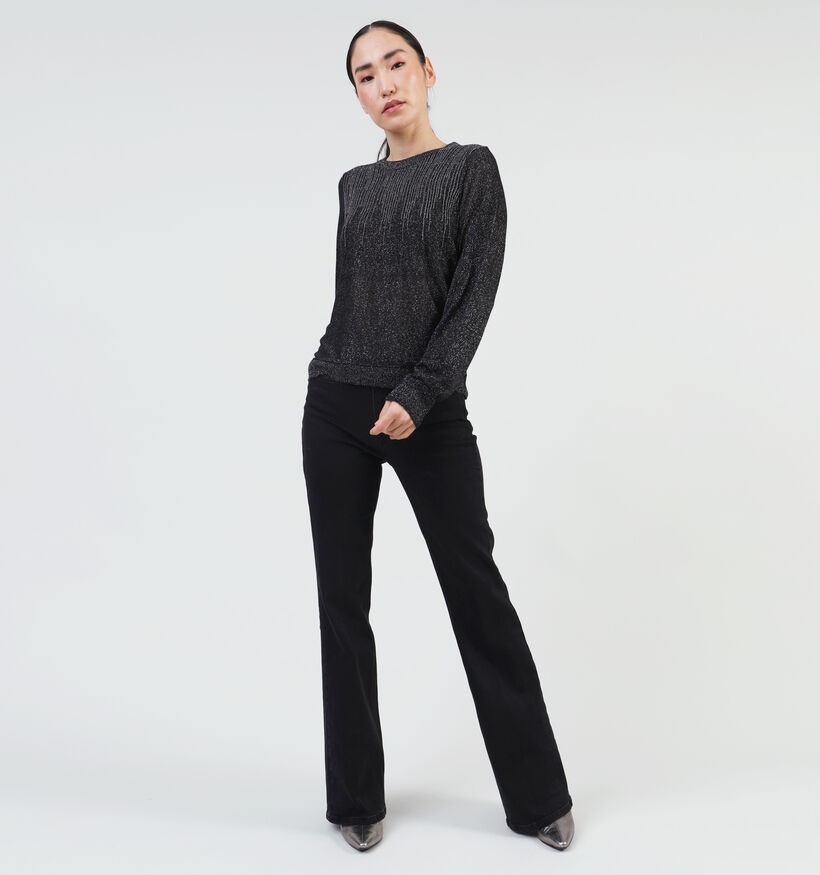 Vila Vian T-shirt en Noir pour femmes (348758)