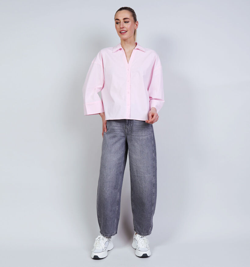 JDY Mio 7/8 Shirt Witte Hemd voor dames (370041)