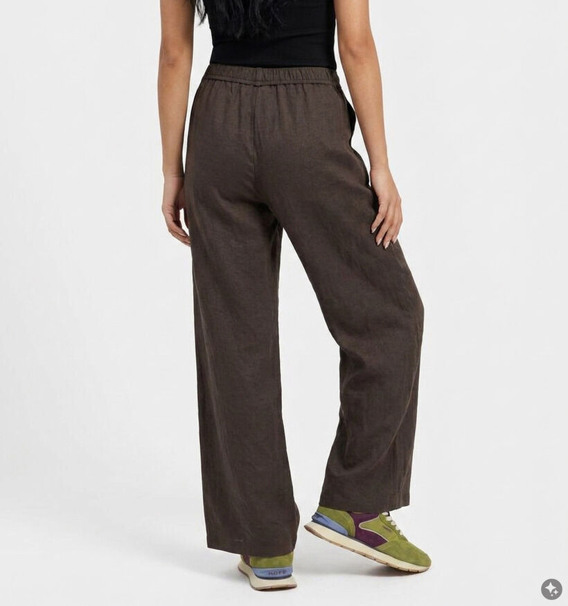 JDY Finn Donkerbruine Geklede Broek voor dames (378307)