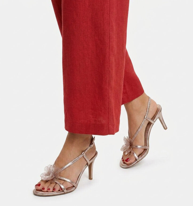 Tamaris Flower Gouden Sandalen voor dames (373624)